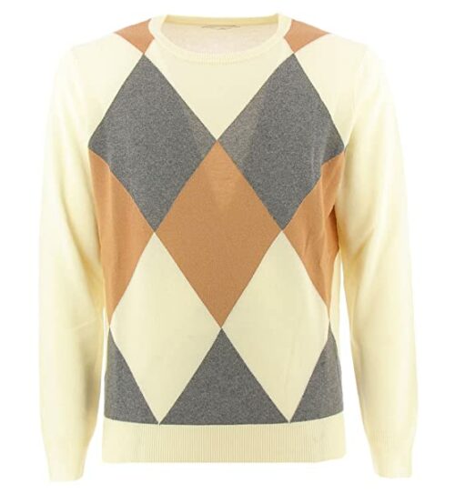 Kangra 3005 Kaschmir Pullover Herren, Beige