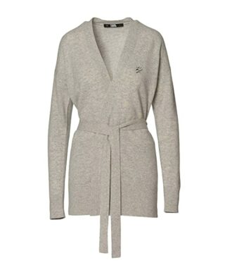 Karl Lagerfeld Kaschmir Cardigan Damen, Grau