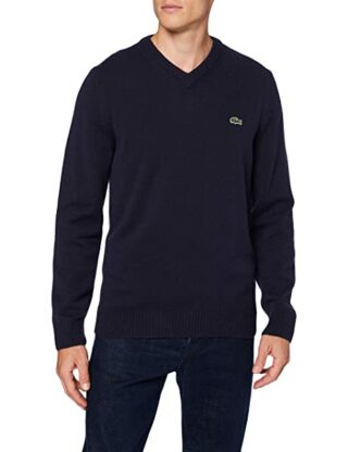 Lacoste V-Ausschnitt Pullover Herren, Blau