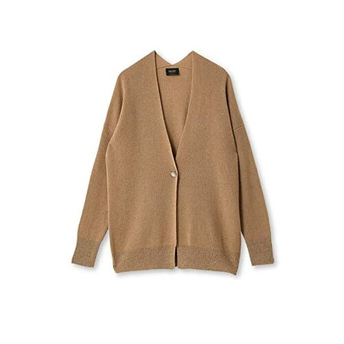 Liu Jo CF0161MA86J Kaschmir Strickjacke Damen, Beige