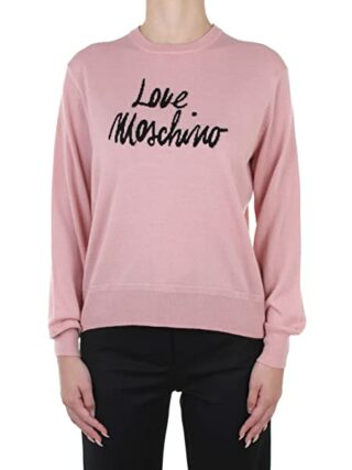 Love Moschino Pullover Damen, Rosa