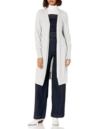 Lucky Brand Long Sleeve Open Cardigan Damen, Grau