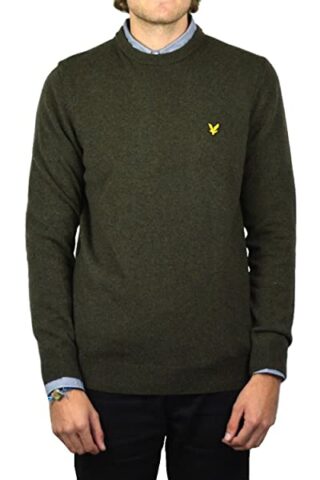 Lyle & Scott kn414v Pullover Herren, Grün