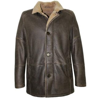 MADDOX Ledermantel Herren, Braun