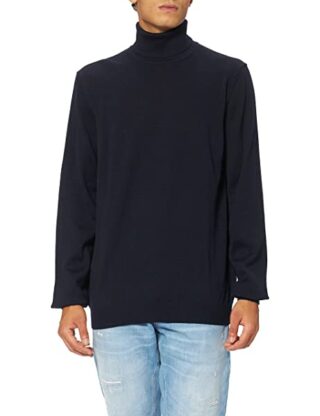 Maerz Rollkragen Pullover Herren, Blau