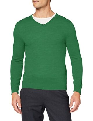 Maerz V-Ausschnitt Pullover Herren, Grün