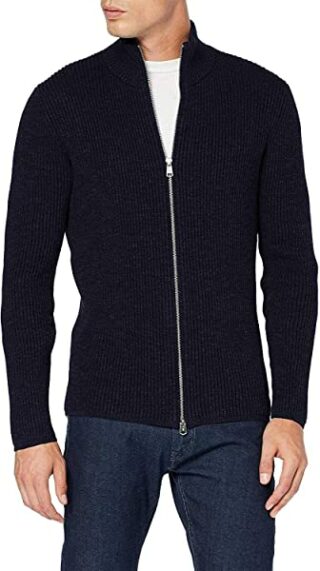 Marc O'Polo 520461226 Strickjacke Herren, Blau