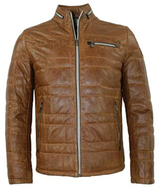 Milestone Steppjacke Herren, Braun