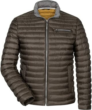 Milestone Steppjacke Herren, Braun