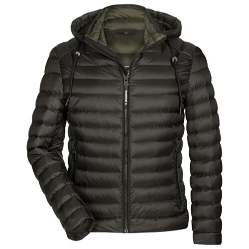 Milestone Tino Steppjacke Herren, Schwarz