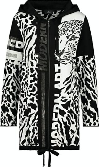 Monari Strickjacke Damen, Schwarz