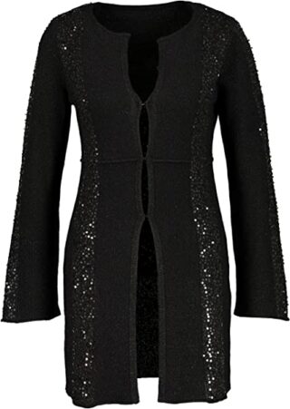 Monari Strickjacke Damen, Schwarz