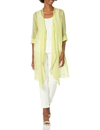 NIC+ZOE Boatcruise Cardigan Cardigan Damen, Grün
