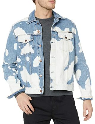 Nudie Jeans Jerry Tie Dye Jeansjacke Herren, Blau