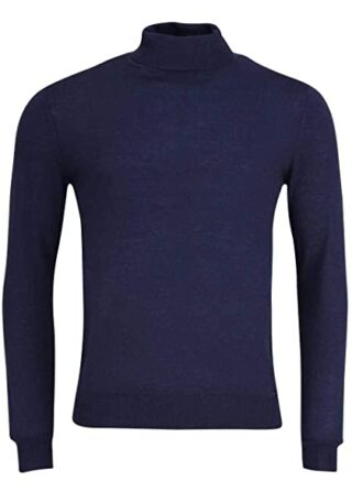 Olymp Level Five Rollkragen Pullover Herren, Blau