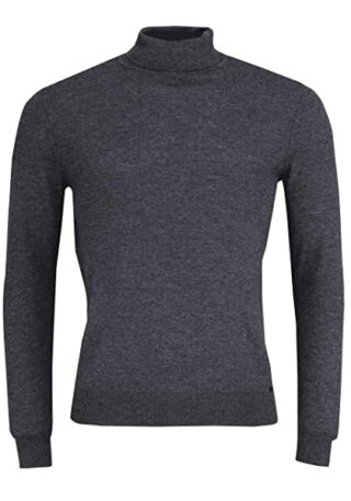 Olymp Level Five Rollkragen Pullover Herren, Schwarz