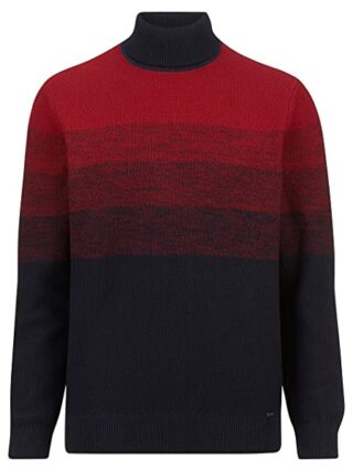 Olymp Rollkragen Strickpullover Herren, Rot