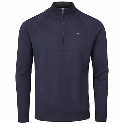 Oscar Jacobson V-Ausschnitt Pullover Herren, Blau