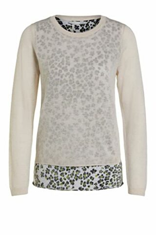 Oui Kaschmir Pullover Damen, Beige