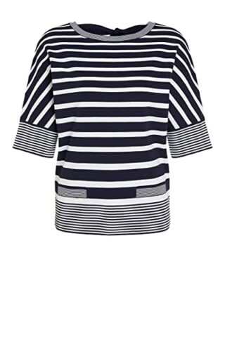 Oui Pullover Damen, Blau