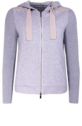 Oui Strickjacke Damen, Grau