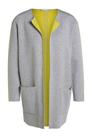 Oui Strickjacke Damen, Grau