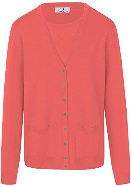 PETER HAHN Cardigan Damen, Rot PETER HAHN Cardigan Damen, Rot