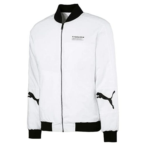PUMA x TYAKASHA Bomberjacke Herren, Weiß