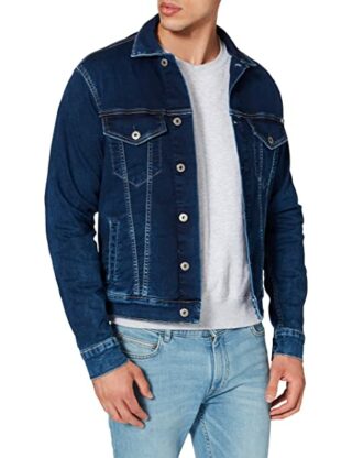 Pepe Jeans Pinner Jeansjacke Herren, Blau