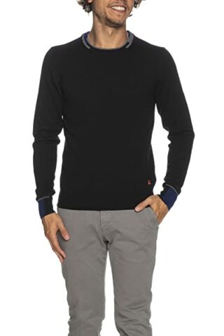 Peuterey Marlon Strickpullover Herren, Schwarz