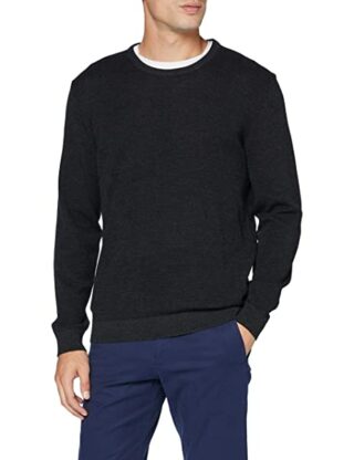 Pierre Cardin Bicolor Strickpullover Herren, Grau