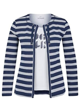 Rabe Strickjacke Damen, Blau