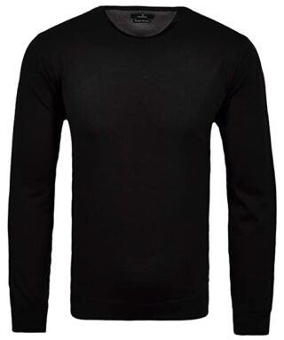 Ragman Pullover Herren, Schwarz