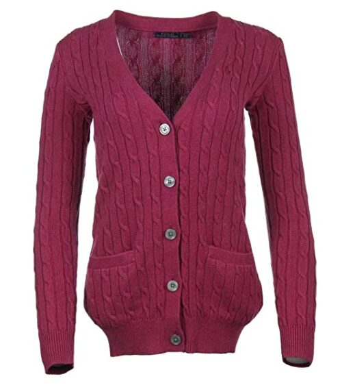 Ralph Lauren Cardigan Damen, Rosa