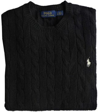 Ralph Lauren Kaschmir Pullover Damen, Schwarz