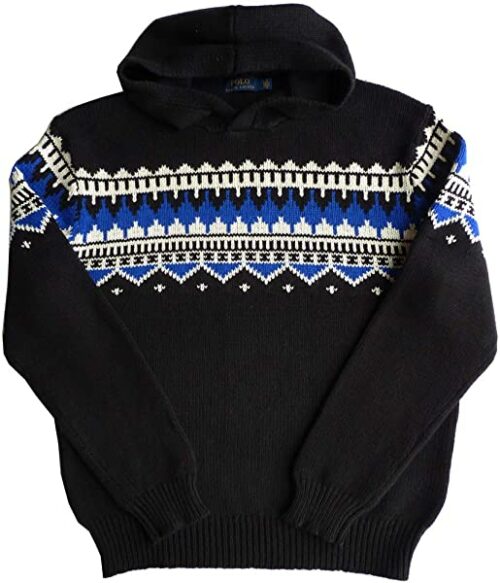 Ralph Lauren Kaschmir Strickpullover Herren, Schwarz