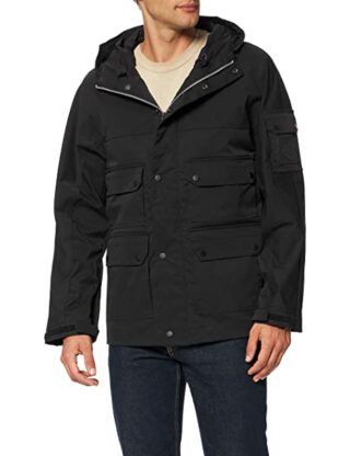 Replay Parka Herren, Schwarz