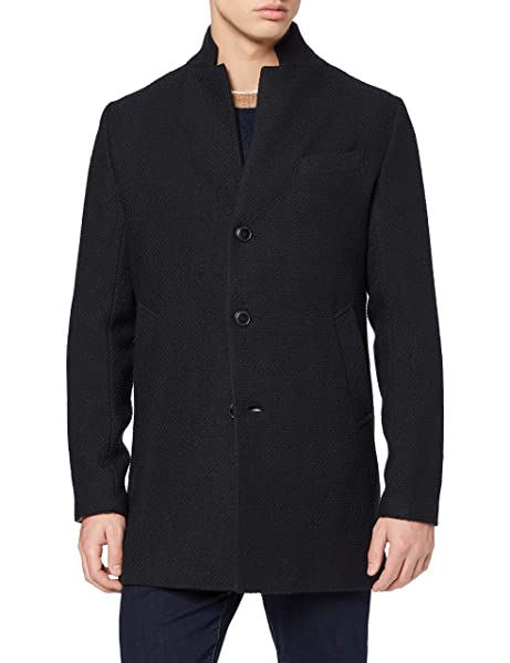 SELECTED HOMME Shdfree Wollmantel Herren, Blau SELECTED HOMME Shdfree Wollmantel Herren, Blau