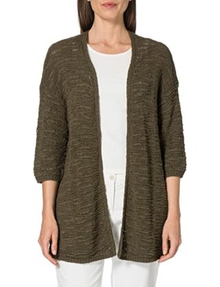 Samoon Strickjacke Damen, Braun