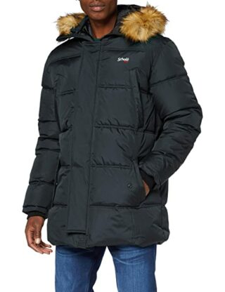 Schott Airfur Parka Herren, Blau