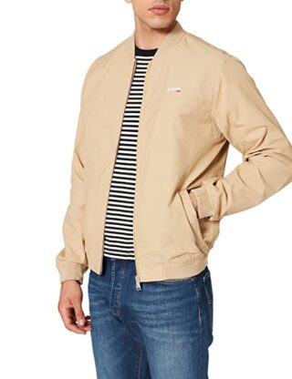 Schott NYC Coton Bomberjacke Herren, Beige