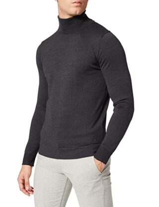 Strellson Marek Rollkragen Strickpullover Herren, Grau