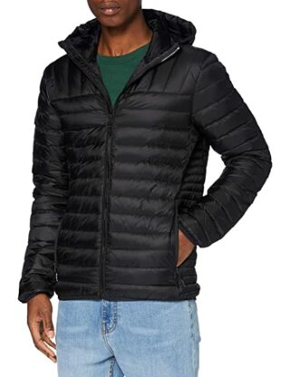 Superdry Core Down Daunenjacke Herren, Schwarz