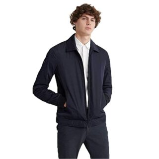 Superdry Edit Harrington Blouson Herren, Blau