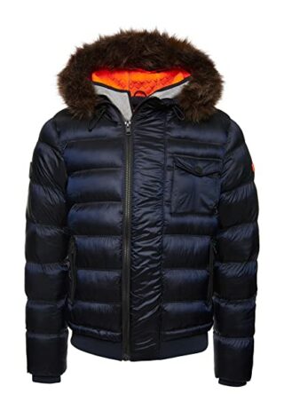 Superdry Icon Rescue Steppjacke Herren, Blau