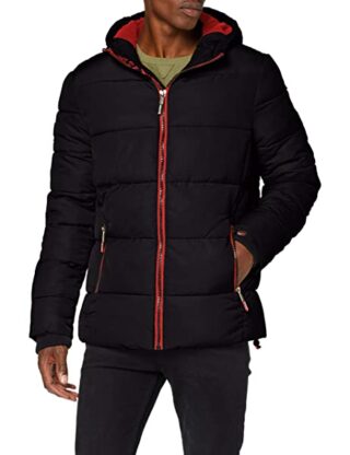 Superdry Steppjacke Herren, Schwarz