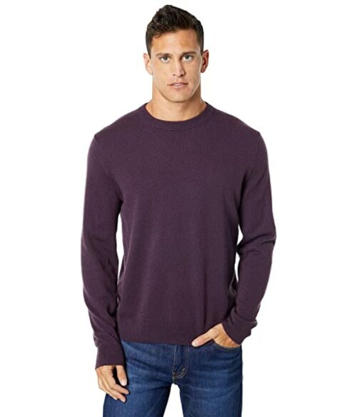 Theory Hilles Kaschmir Strickpullover Herren, Lila