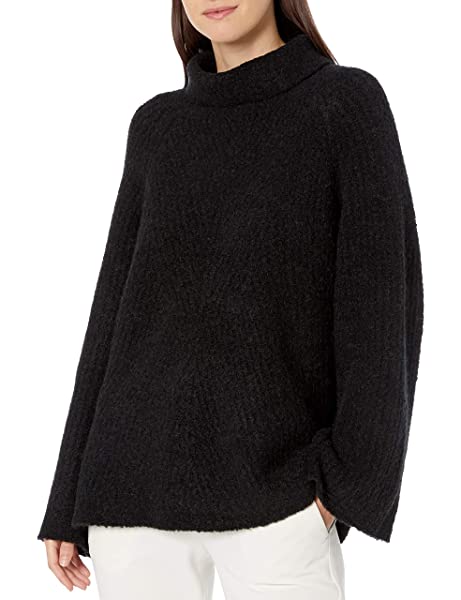 Theory Moving Rollkragen Pullover Damen, Schwarz Theory Moving Rollkragen Pullover Damen, Schwarz