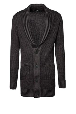 Tigha Tidus Cardigan Herren, Braun