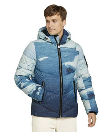 Tom Tailor Steppjacke Herren, Blau